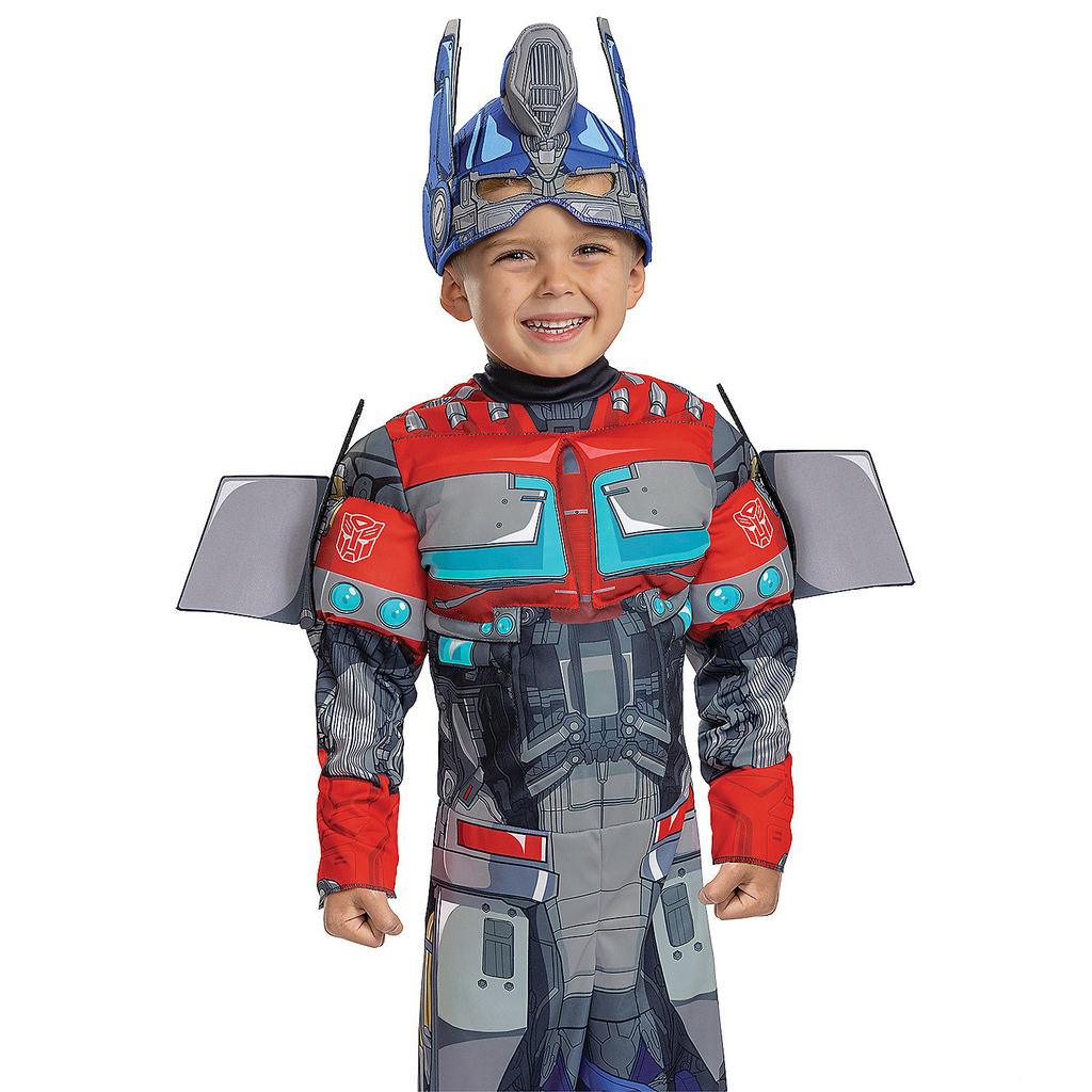 Toddler Classic Muscle Transformers Optimus Prime T7 Costume