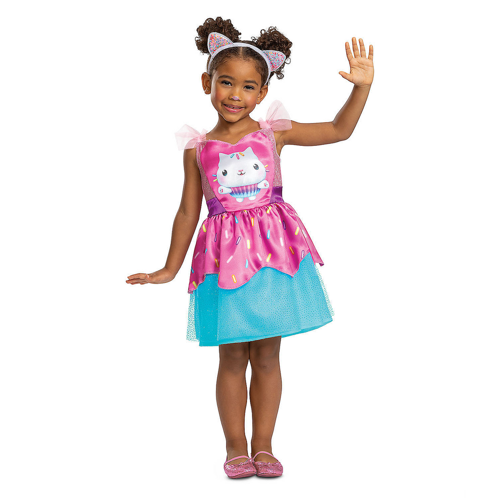 Toddler Classic DreamWorks Gabby's Dollhouse Cakey Cat Dress Costume