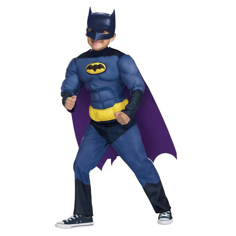 Kid's Classic Muscle Batweheels Batman Costume