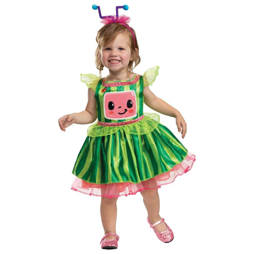 Toddler Deluxe Cocomelon Dress Costume - Medium