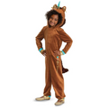 Girl's Deluxe Afro Unicorn Jumpsuit Costume