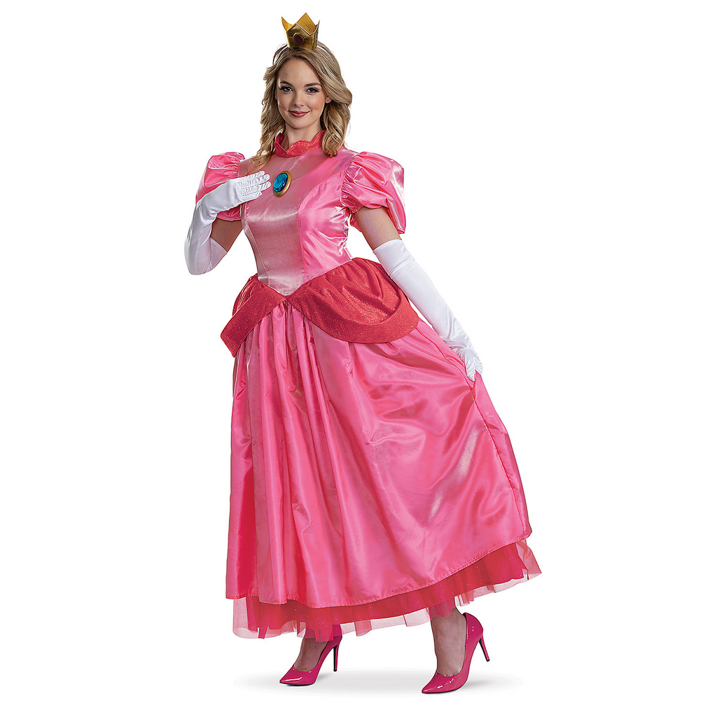 Women's Elevated Super Mario BrosT Princess Peach Costume