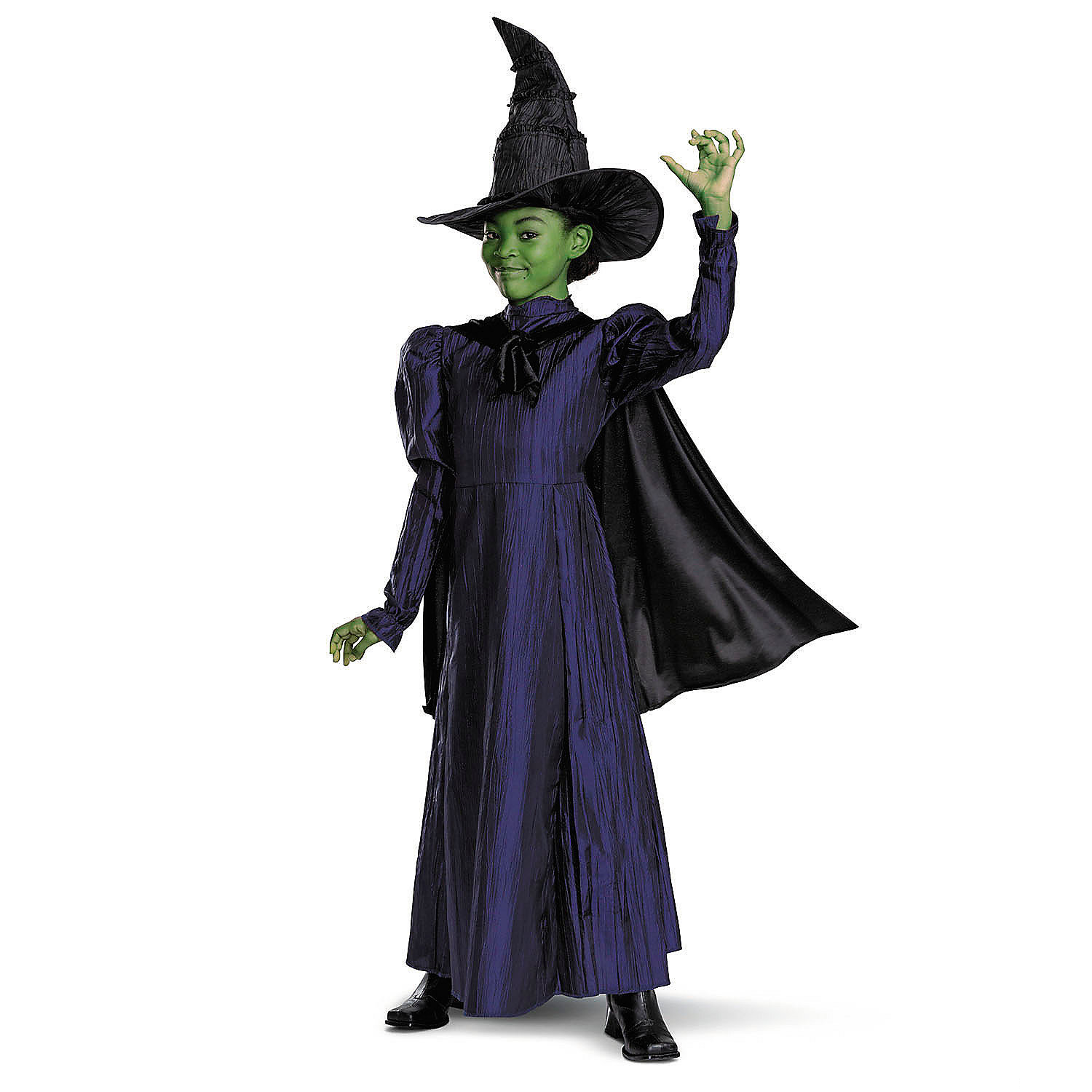 Toddler Deluxe Wicked Elphaba Purple Dress Costume