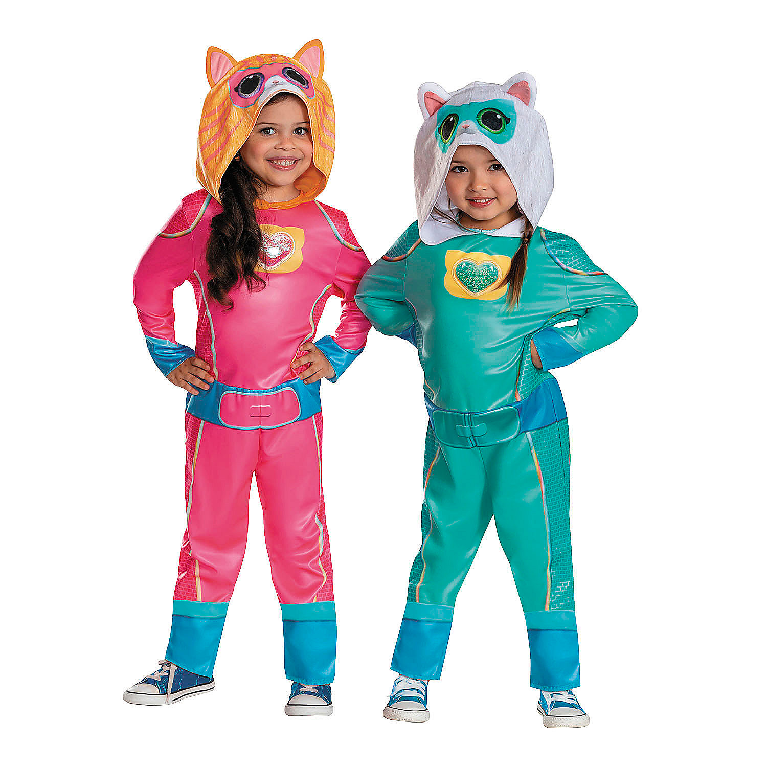 Toddler Classic SuperKitties Bitsy Hooded Jumpsuit Costume