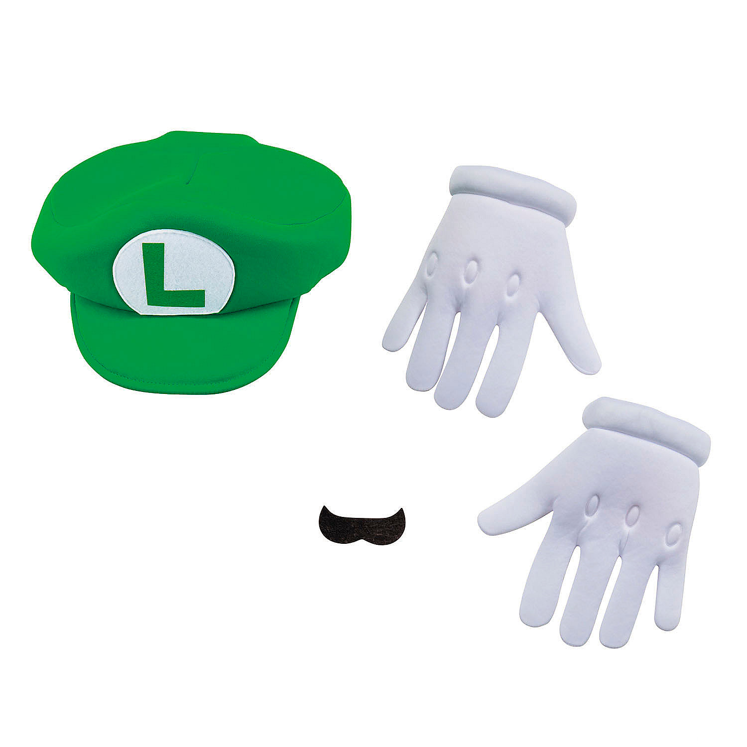 Kids Classic Super Mario Bros. Luigi Elevated Costume Accessory Kit