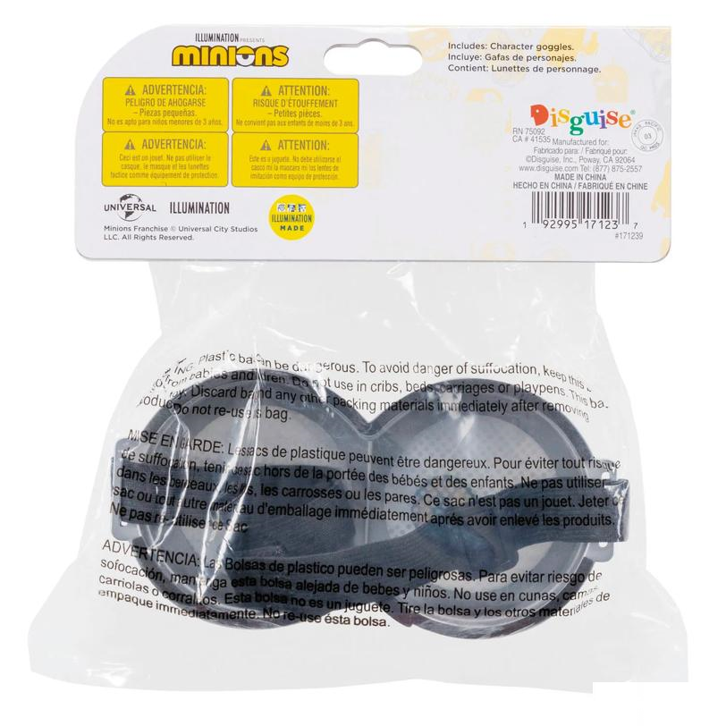 Kids Minions Bob Goggles Costume Accessory