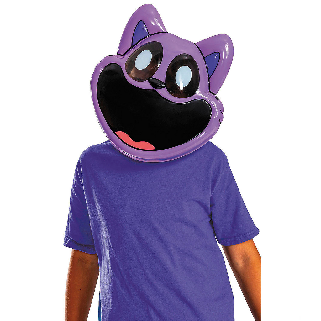 Kids Poppy Playtime Catnap Mask Costume Accessory