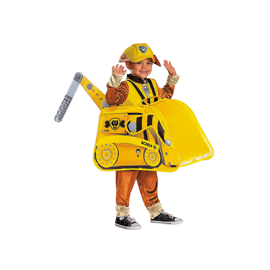 Toddler Classic Paw Patrol Rubble Jumpsuit Costume