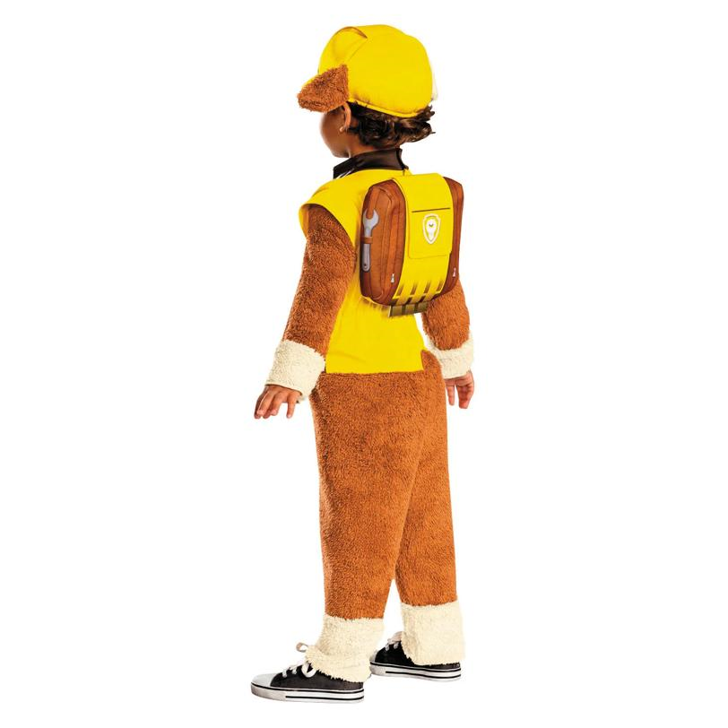 Toddler Deluxe Paw Patrol Rubble Jumpsuit Costume