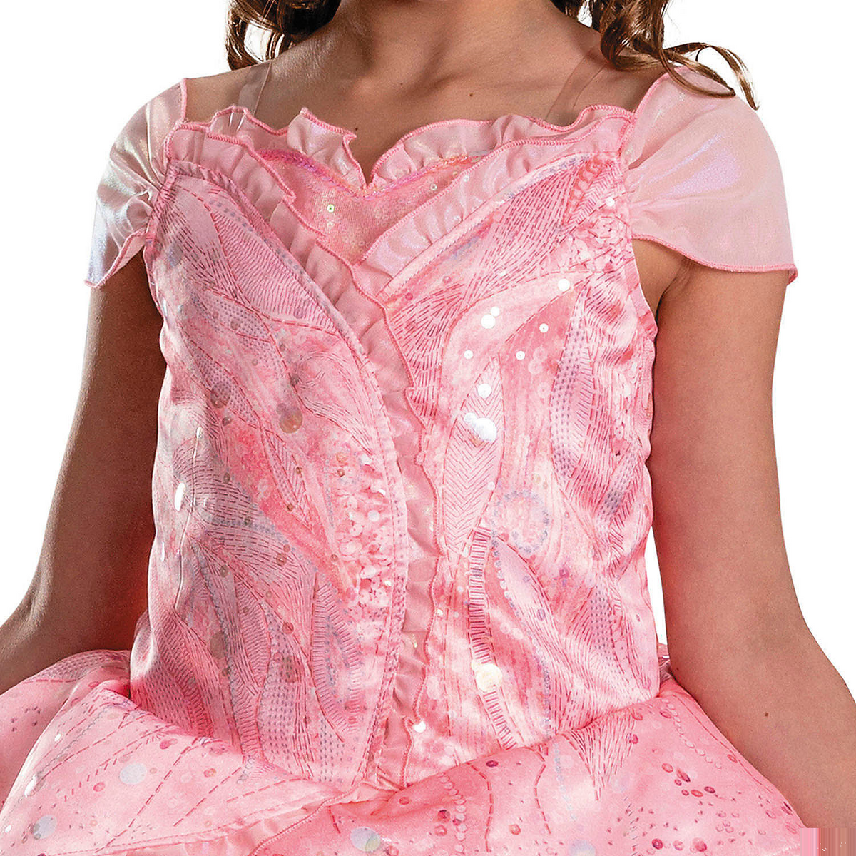 Kids Prestige Wicked Glinda Pink Dress Costume