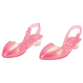 Kids Wicked Glinda Jelly Shoes Costume Accessory