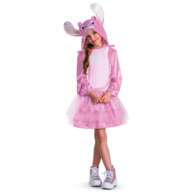 Kids Classic Disney's Lilo & Stitch Angel Hooded Dress Costume