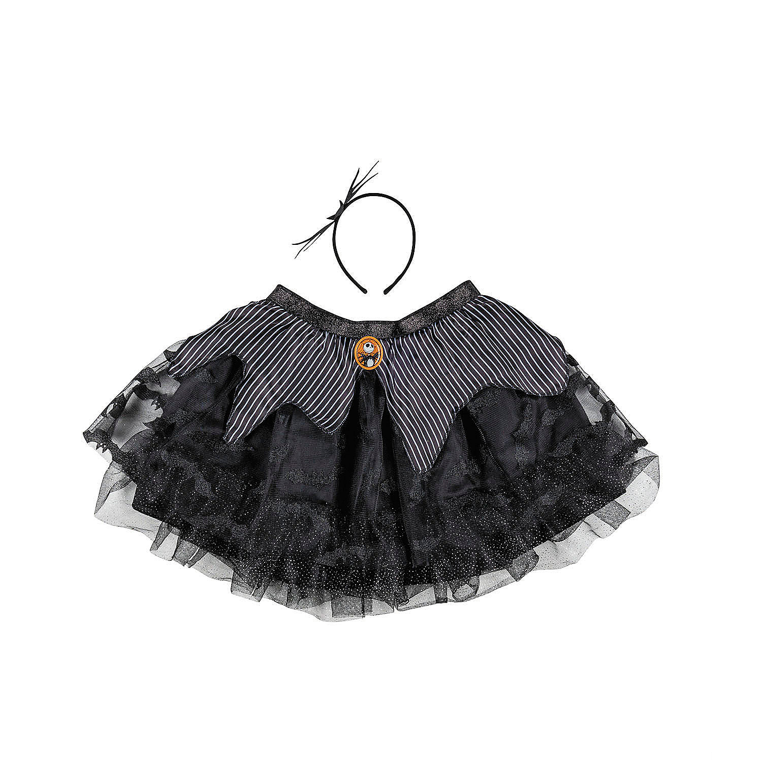 Tween The Nightmare Before Christmas Jack Skellington Tutu Costume Kit - One Size