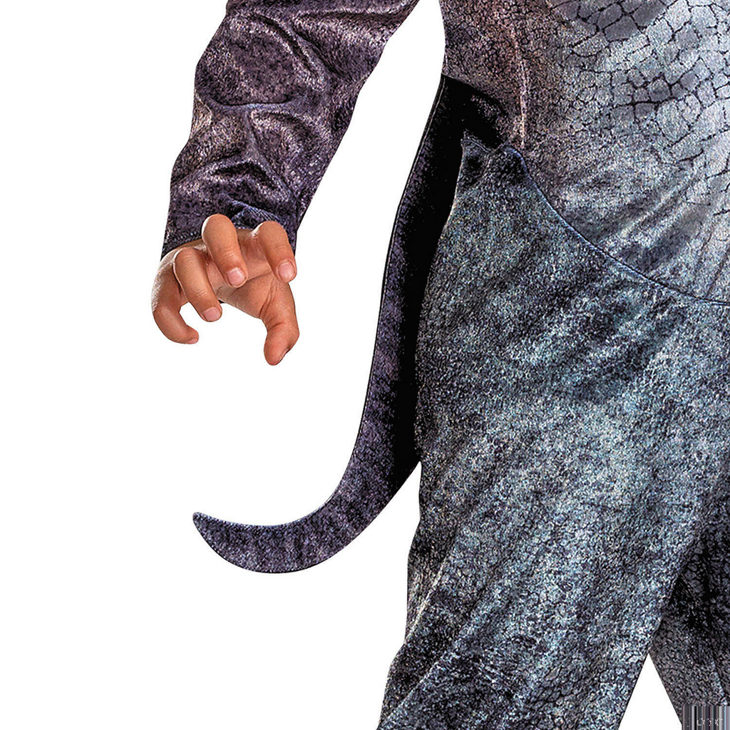 Kids Classic Jurassic World Rebirth T-Rex Hooded Jumpsuit Costume