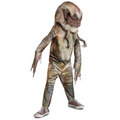 Kids Classic Jurassic World Rebirth Distortus Rex Hooded Jumpsuit Costume