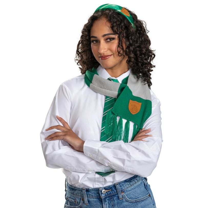 42" Harry Potter Slytherin House Crest Scarf Costume Accessory