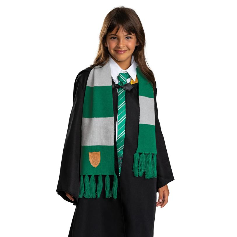 42" Harry Potter Slytherin House Crest Scarf Costume Accessory