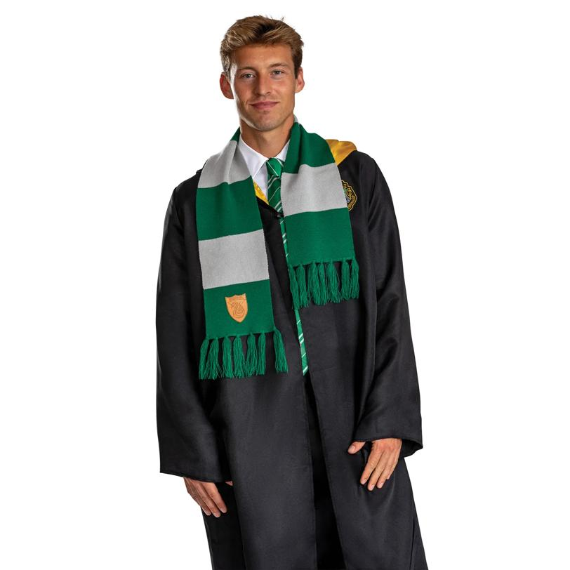 42" Harry Potter Slytherin House Crest Scarf Costume Accessory
