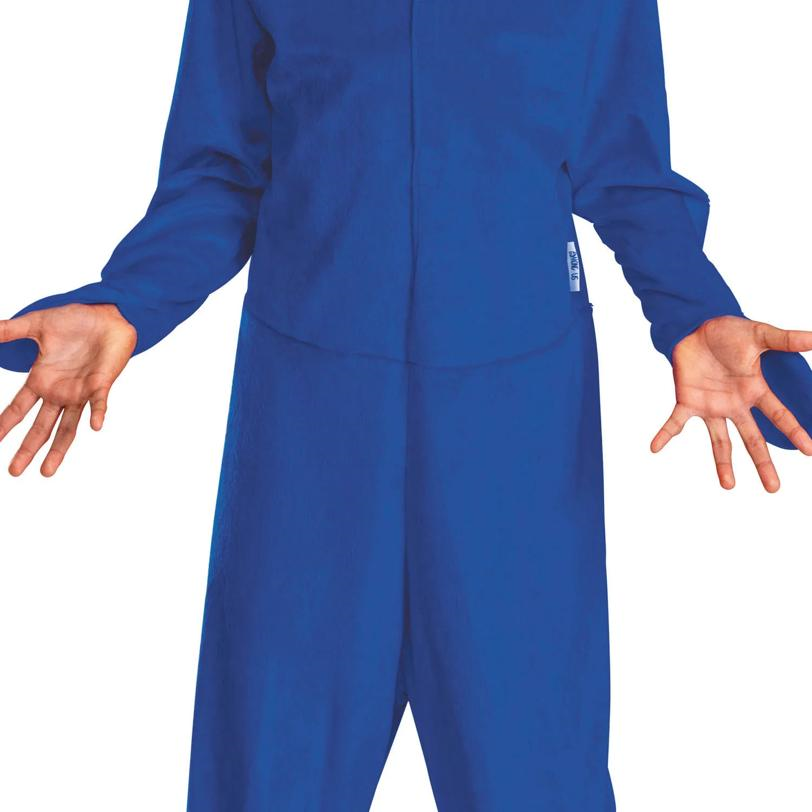 Kids Among Us Blue Imposter Hooded Jumpsuit Costume