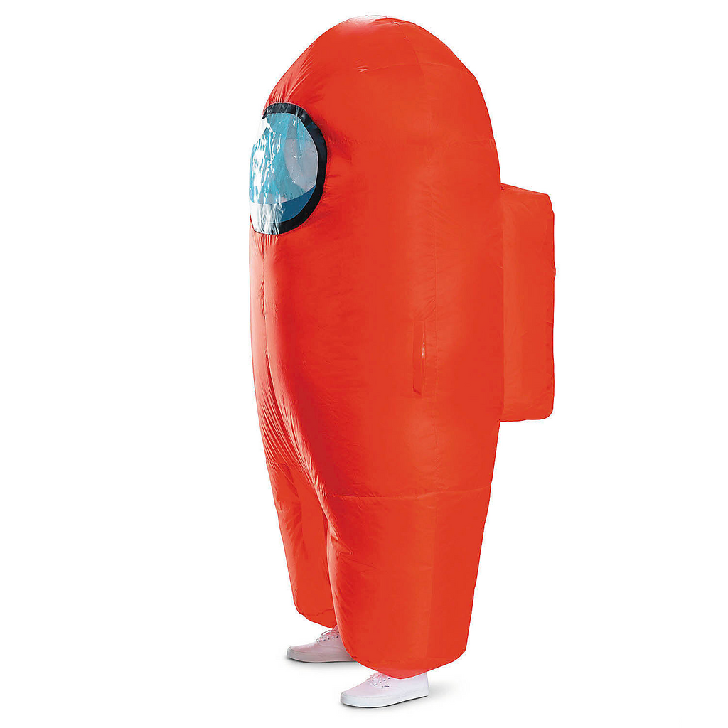 Adults Inflatable Among Us Red Imposter Costume