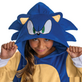 Kids Classic Sonic the Hedgehog Sonic Hooded Jumpsuit Costume