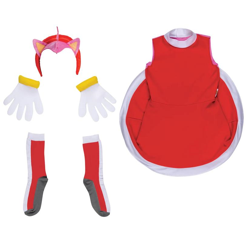 Kids Classic Sonic the Hedgehog Amy Rose Dress Costume