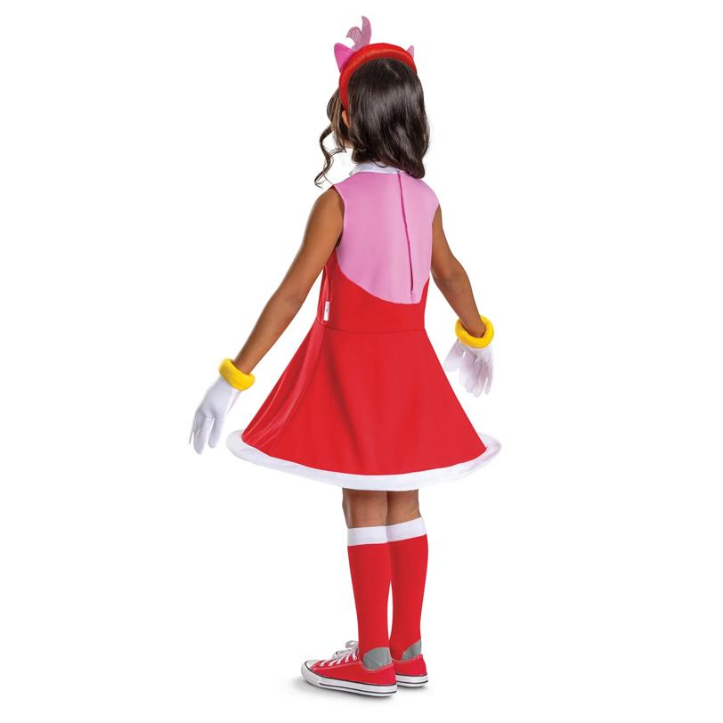 Kids Classic Sonic the Hedgehog Amy Rose Dress Costume
