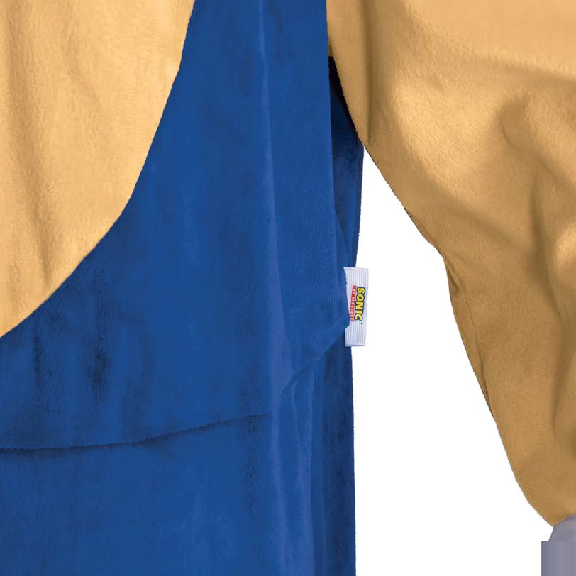 Adults Sonic the Hedgehog Sonic Hooded Jumpsuit Costume