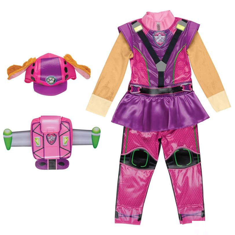 Kids Deluxe PAW Patrol: The Dino Movie Skye Jumpsuit Costume