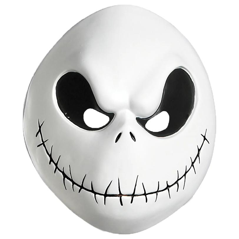 Adult's The Nightmare Before Christmas Jack Skellington Vacuform Mask Costume