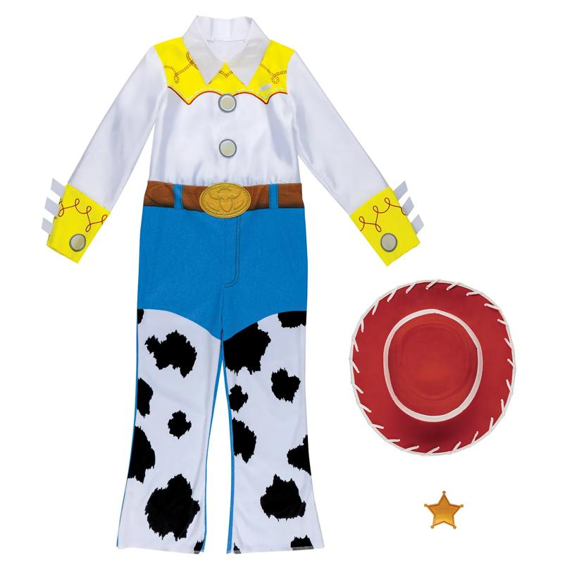 Kids Classic Disney Pixar Toy Story 5 Sheriff Jessie Jumpsuit Costume