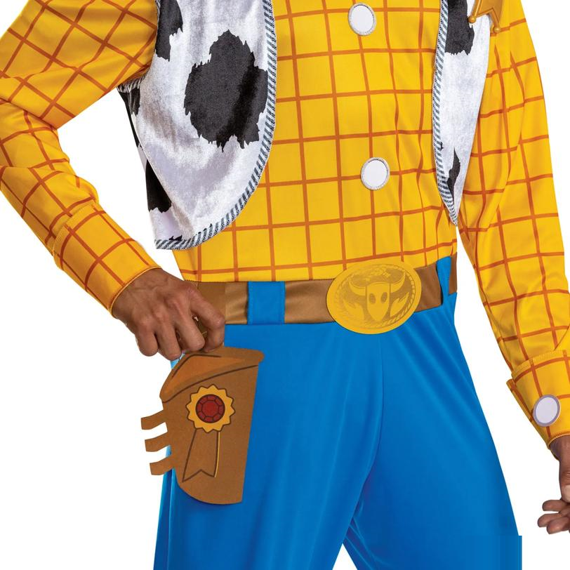 Adults Deluxe Disney Pixar Toy Story Woody Jumpsuit Costume