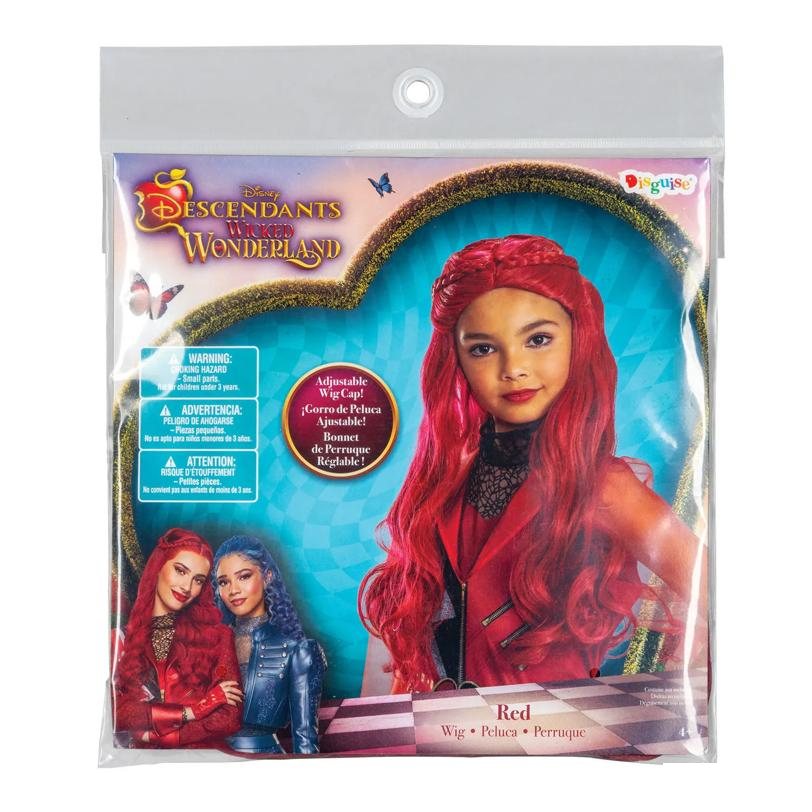Kids Disney Descendants 5: Wicked Wonderland Red Wig
