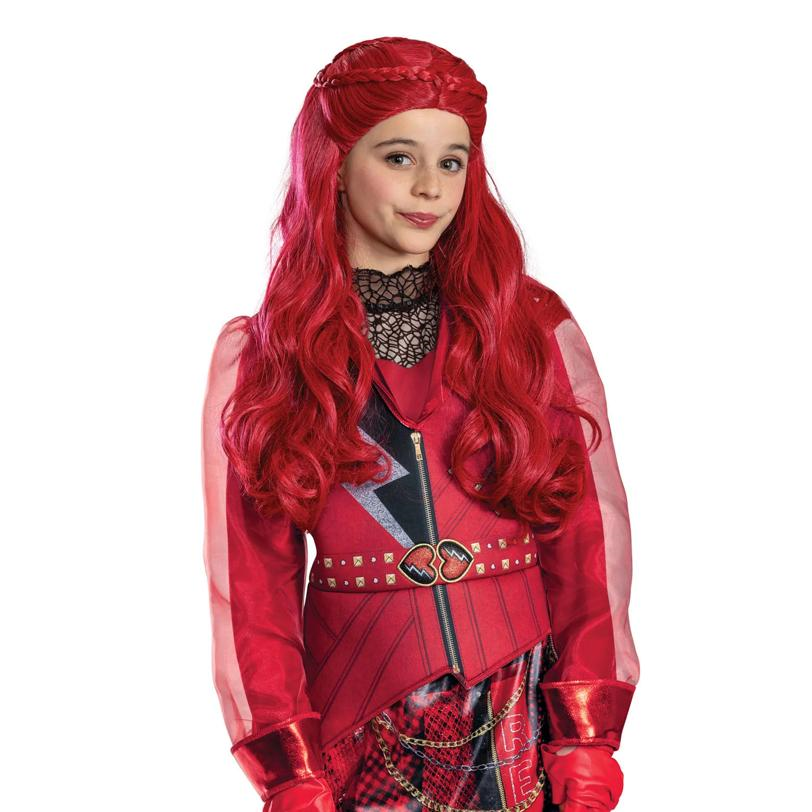 Kids Disney Descendants 5: Wicked Wonderland Red Wig