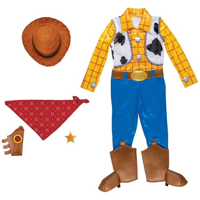 Kids Deluxe Disney Pixar Toy Story Woody Jumpsuit Costume
