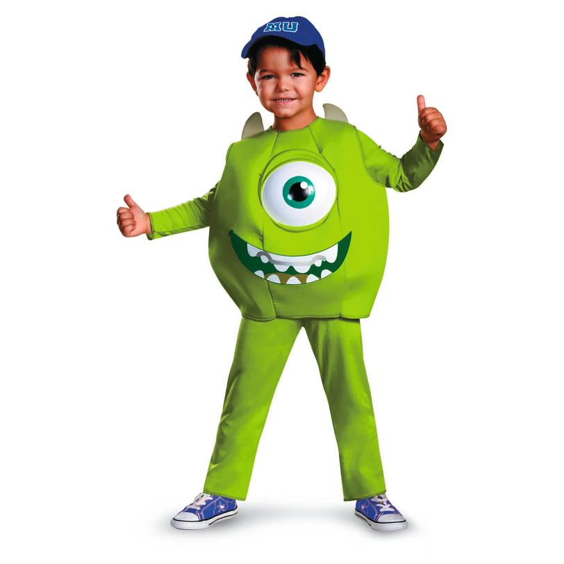 Toddler Deluxe Monsters University Mike Jumpsuit Costume