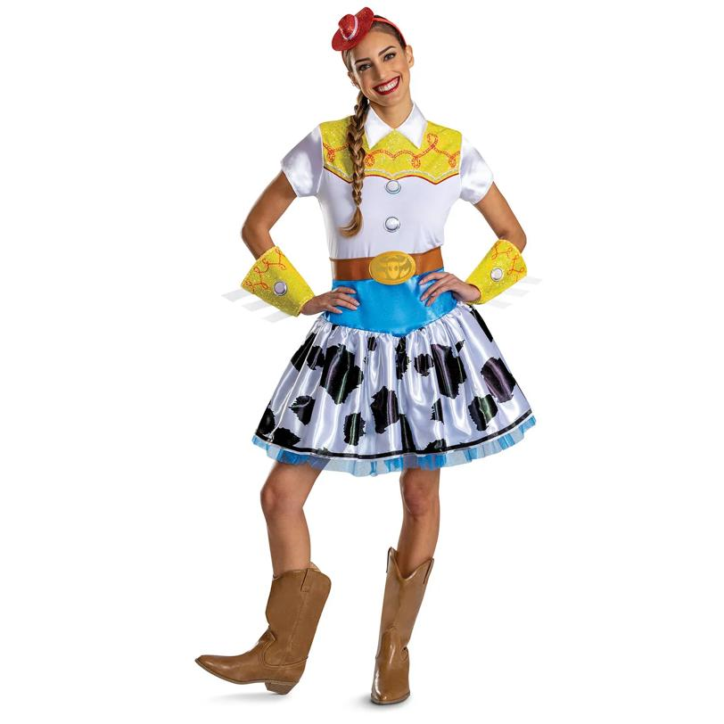 Adults Glam Deluxe Disney Pixar Toy Story Jessie Dress Costume