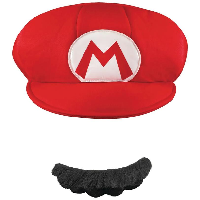 Adult Mario Hat And Mustache