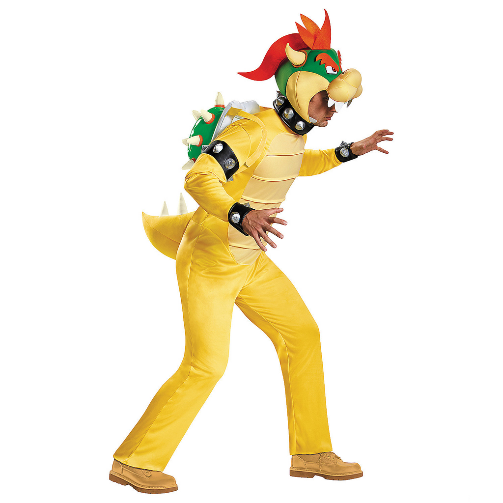 Adult's Deluxe Super Mario Bros. Bowser Costume