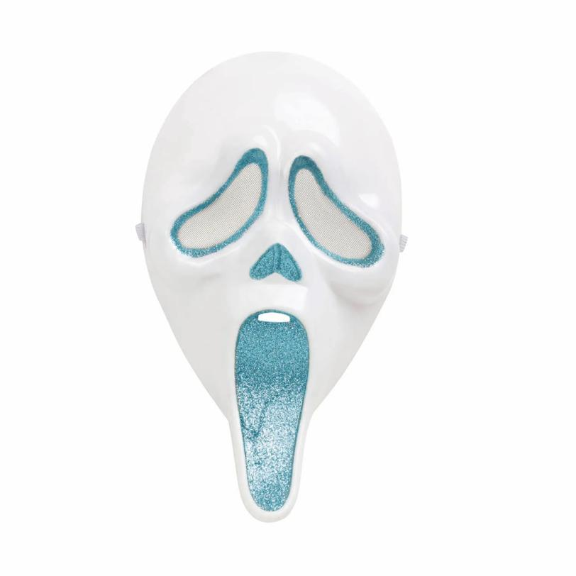 Kids Ghost Face Pastel Teal Hooded Dress Costume