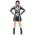 Adult's Holographic Skeleton Costume