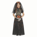 Girl's Bones Bride Halloween Costume