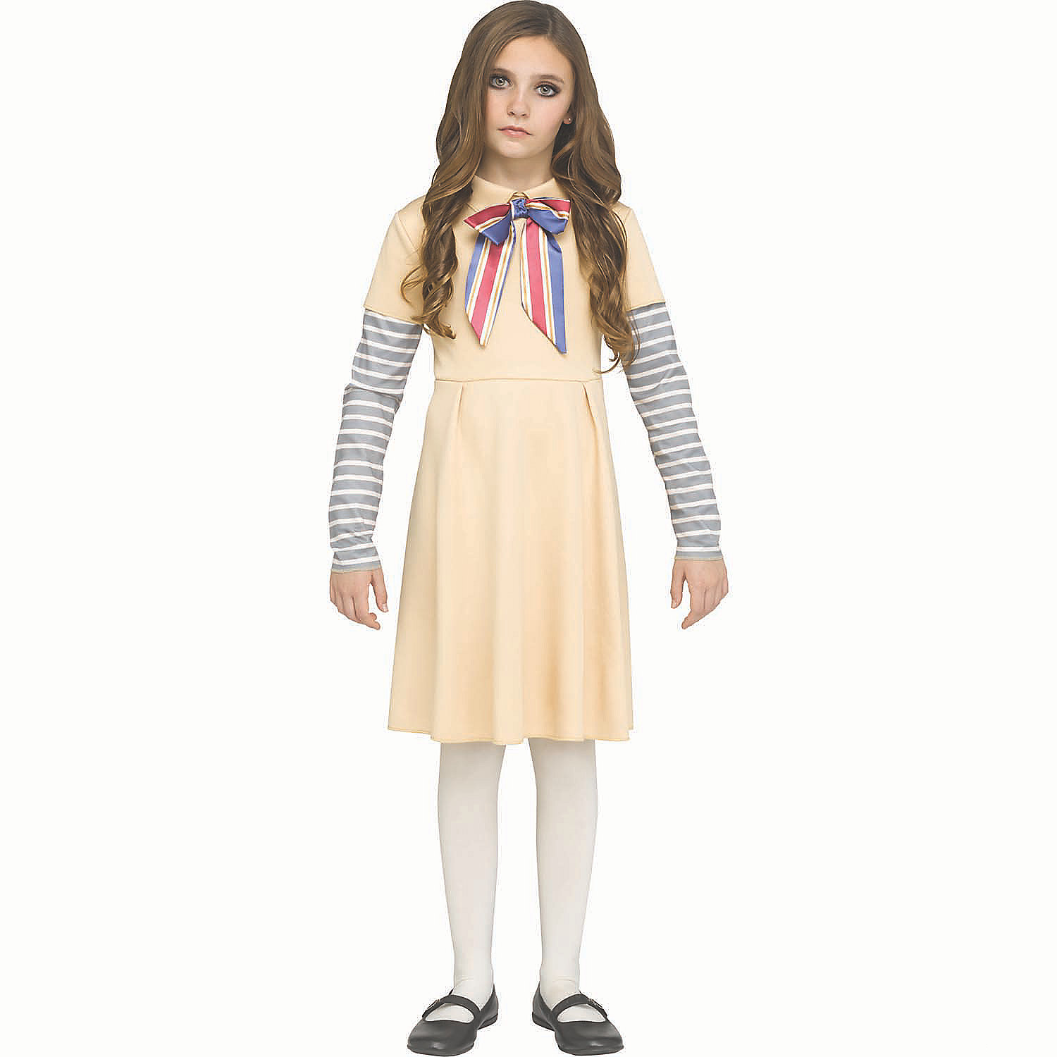 Girls Multicolored Polyester A.I. Doll Dress Costume