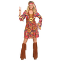 Adult's Flower Power Hippie Costume