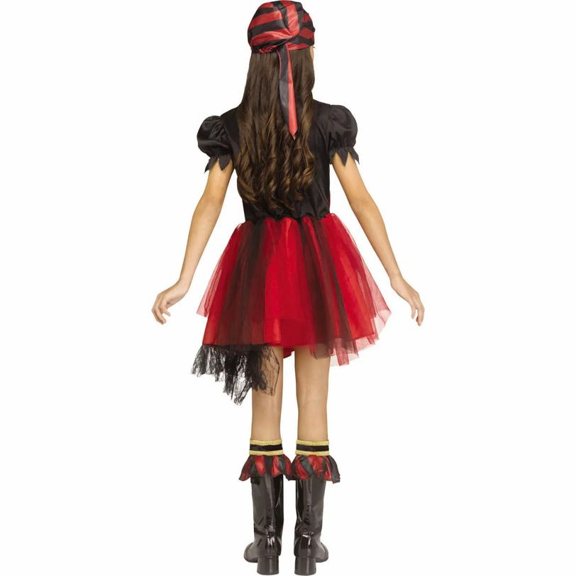 Kids Jolly Pirate Short-Sleeved Dress Costume