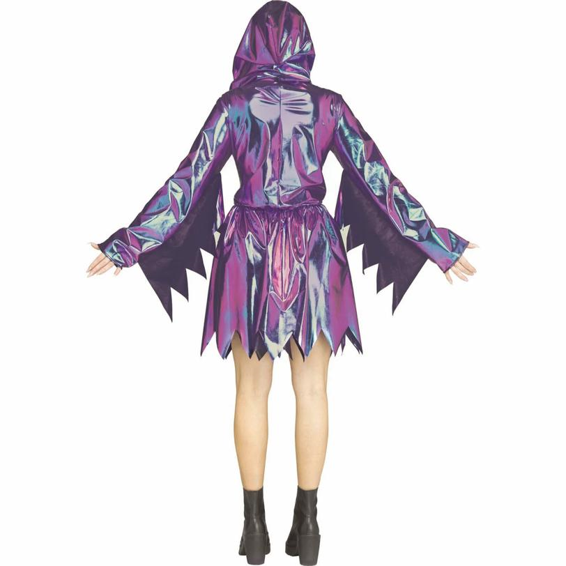 Adults Ghost Face Two-Tone Chrome Dress Costume