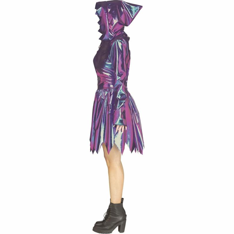 Adults Ghost Face Two-Tone Chrome Dress Costume