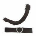 Adults Black Cat Hooded Jumpsuit Costume