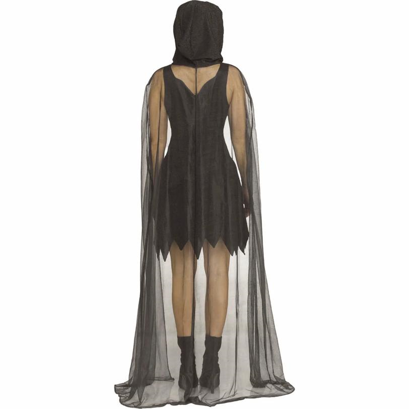 Adults Ghost Face 30th Anniversary Black Dress Costume