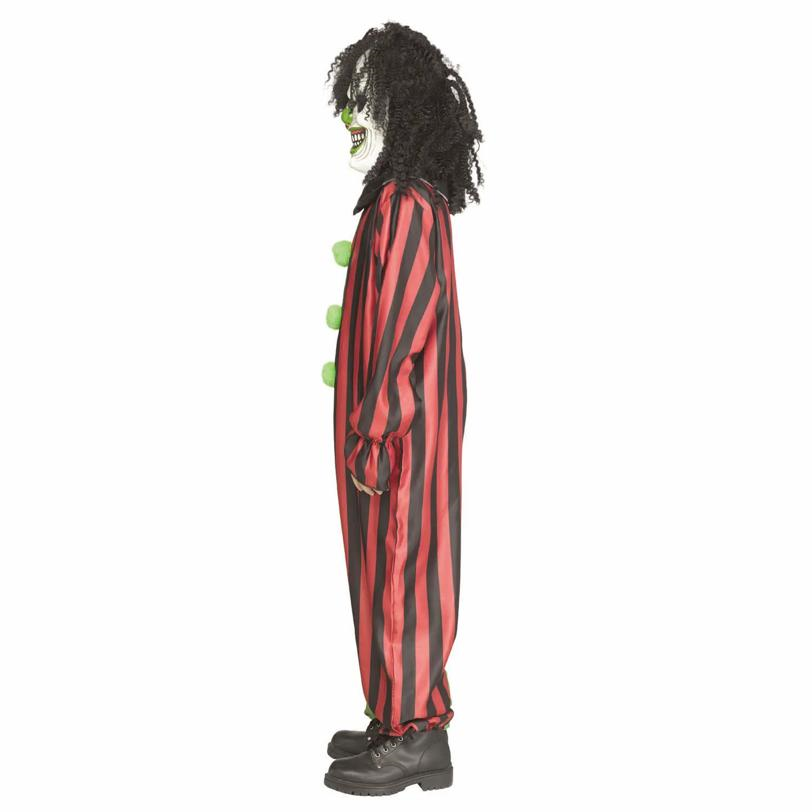 Kids Two-Headed Creepy Clown Jumpsuit Costume